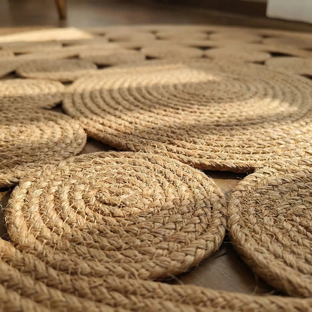 Handcrafted Round Accent Rug - Marivon