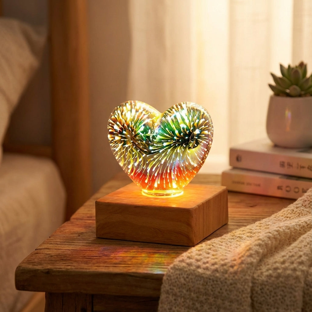 Heart-shaped LED Lamp – Heartflare
