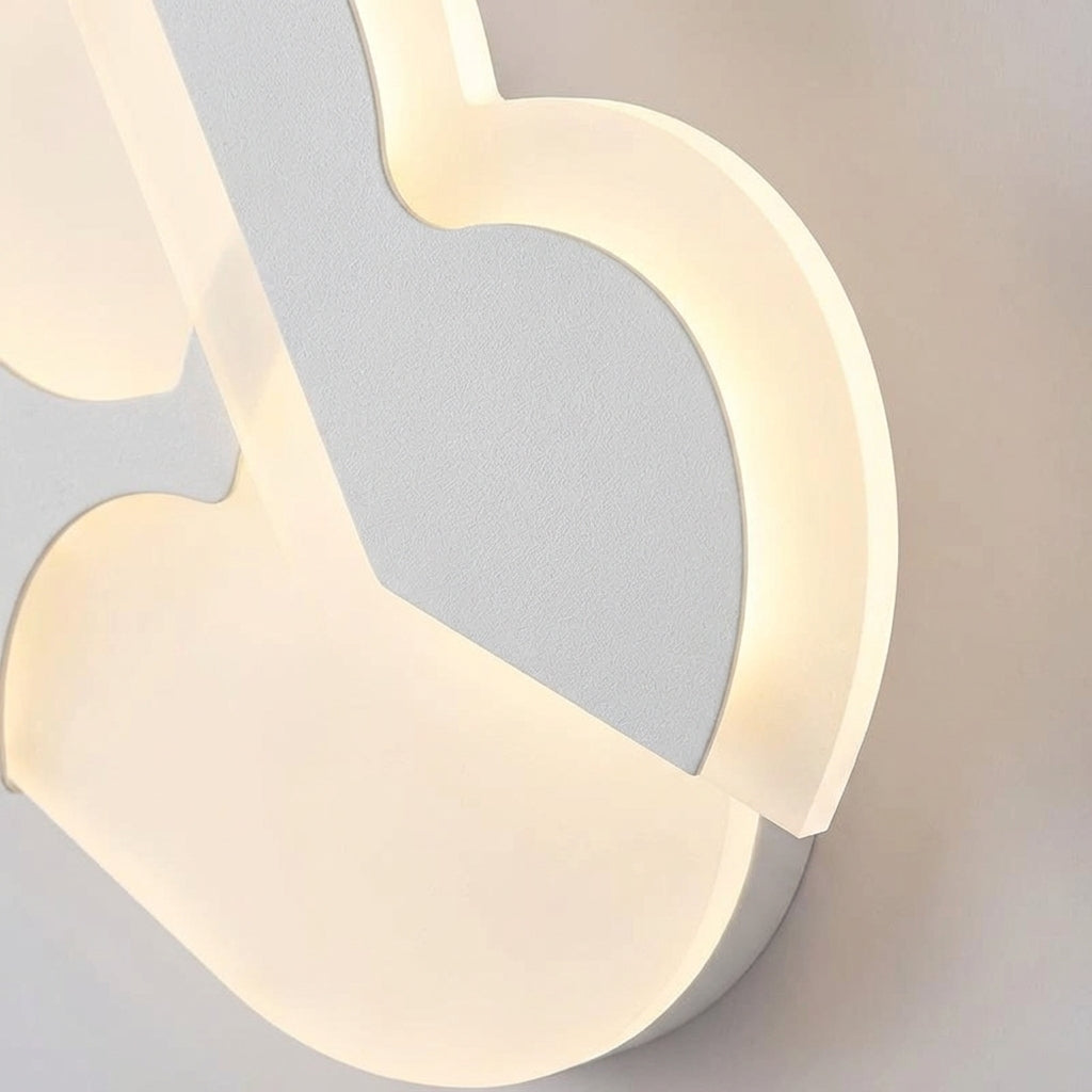 Heart-Shaped LED Wall Light – GleamHeart