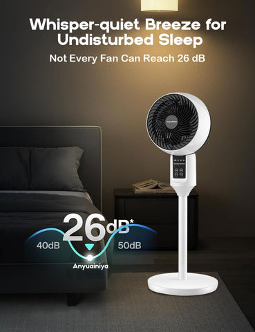 Height-Adjustable Modern Table Fan - Breeziq