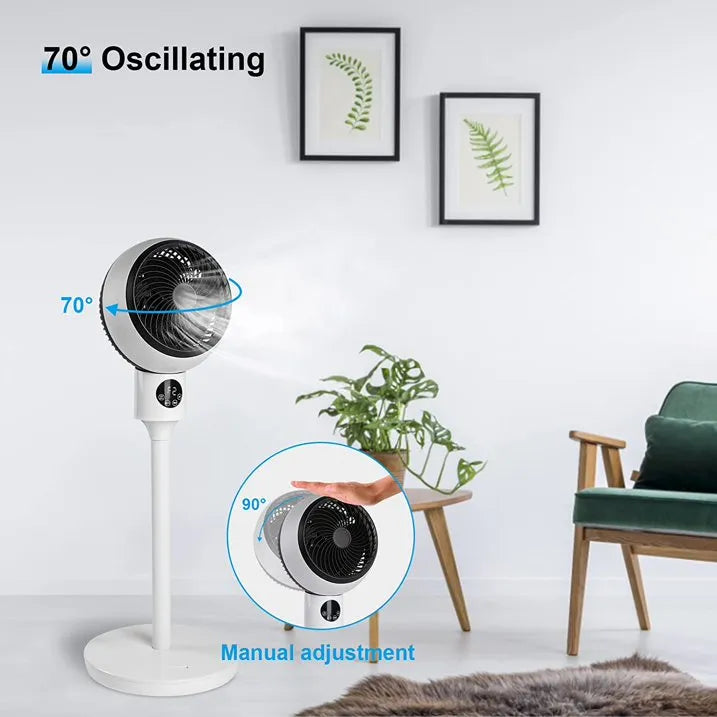 Height-Adjustable Modern Table Fan - Breeziq