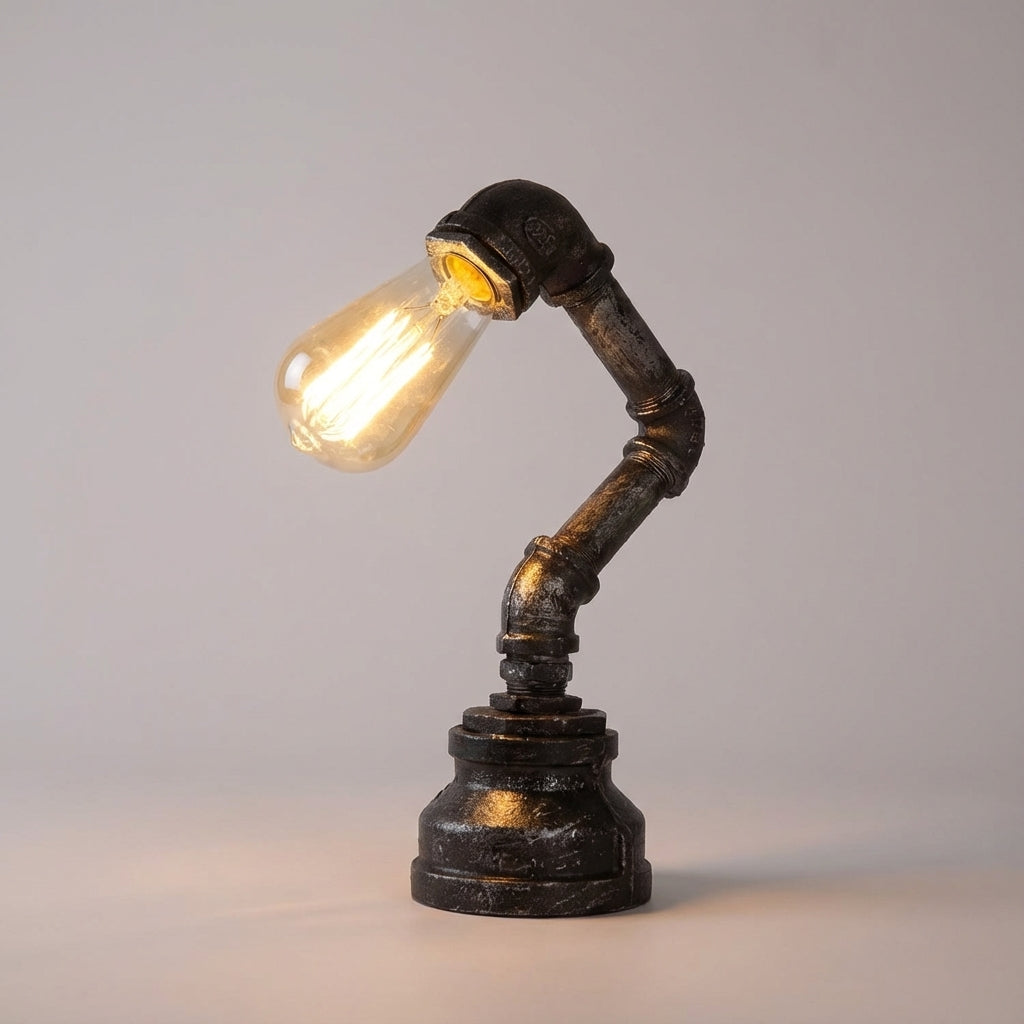 Industrial-Inspired Table Lamp - Streamori