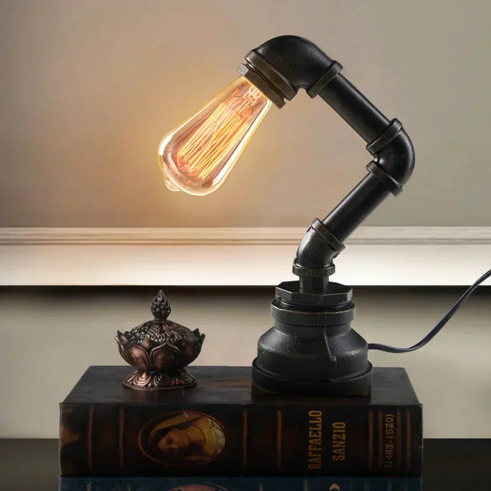Industrial-Inspired Table Lamp - Streamori