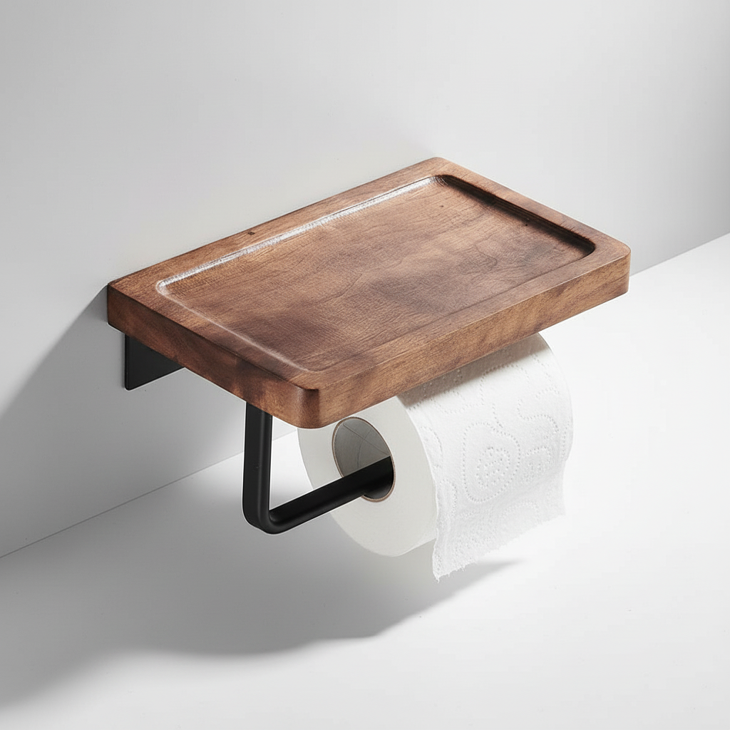 Industrial Metal Paper Holder - WoodlyKeep