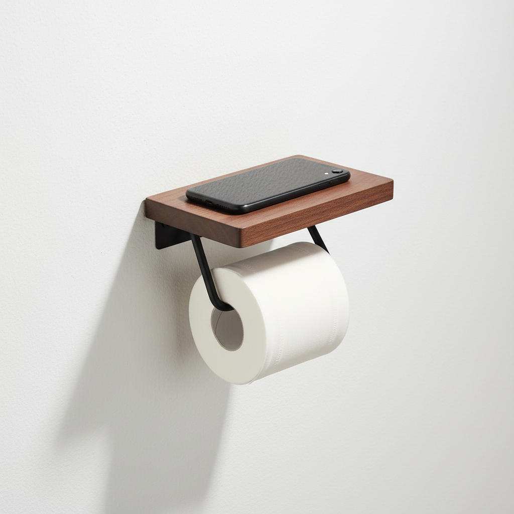 Industrial Metal Paper Holder - WoodlyKeep