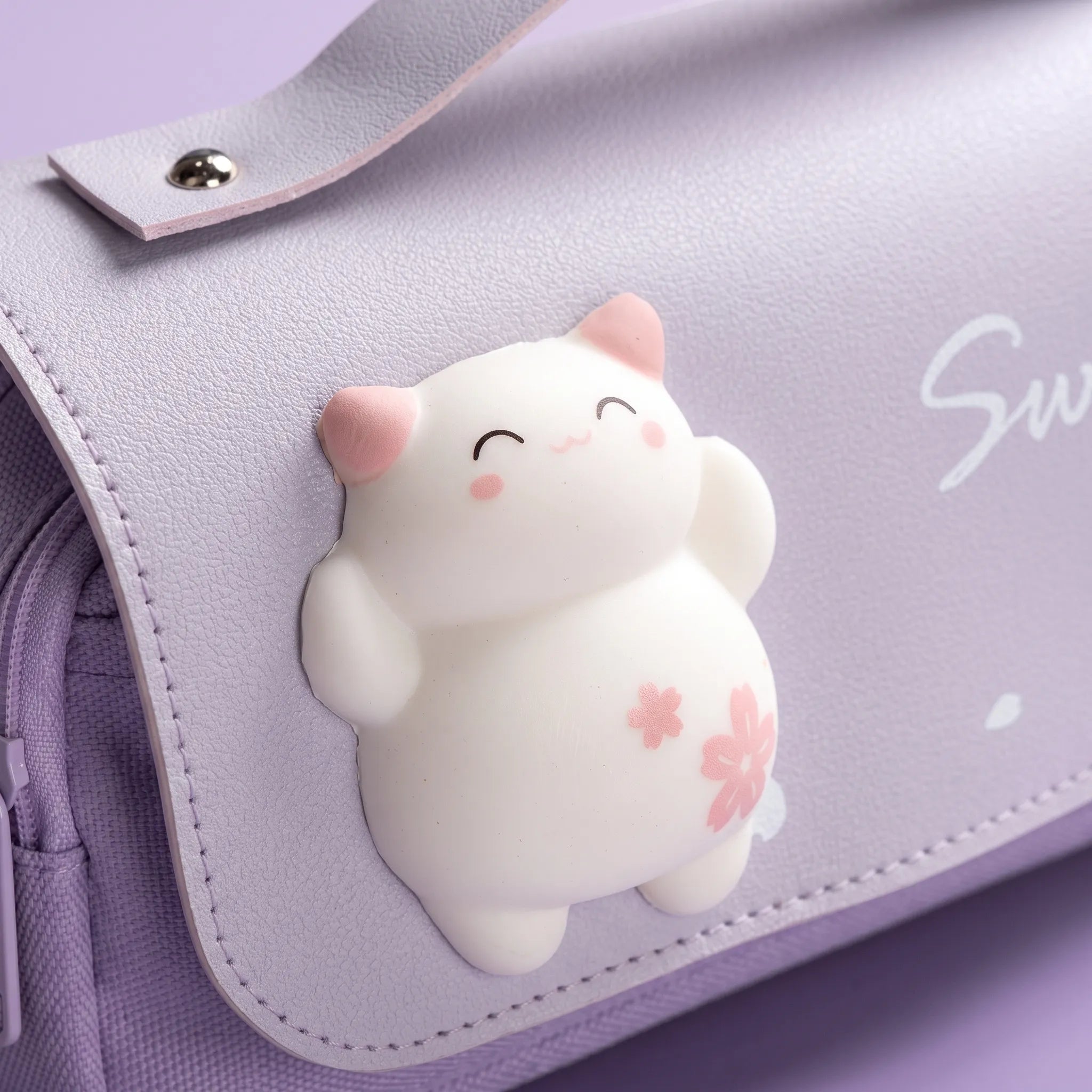 Kawaii Dual Zipper Pencil Case - Fidgetfold