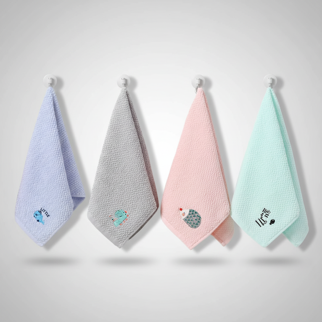 Kids' towels in various colors - KidsTowelSet