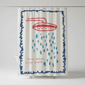 Korean fabric shower curtain - AquaGuardCurtain