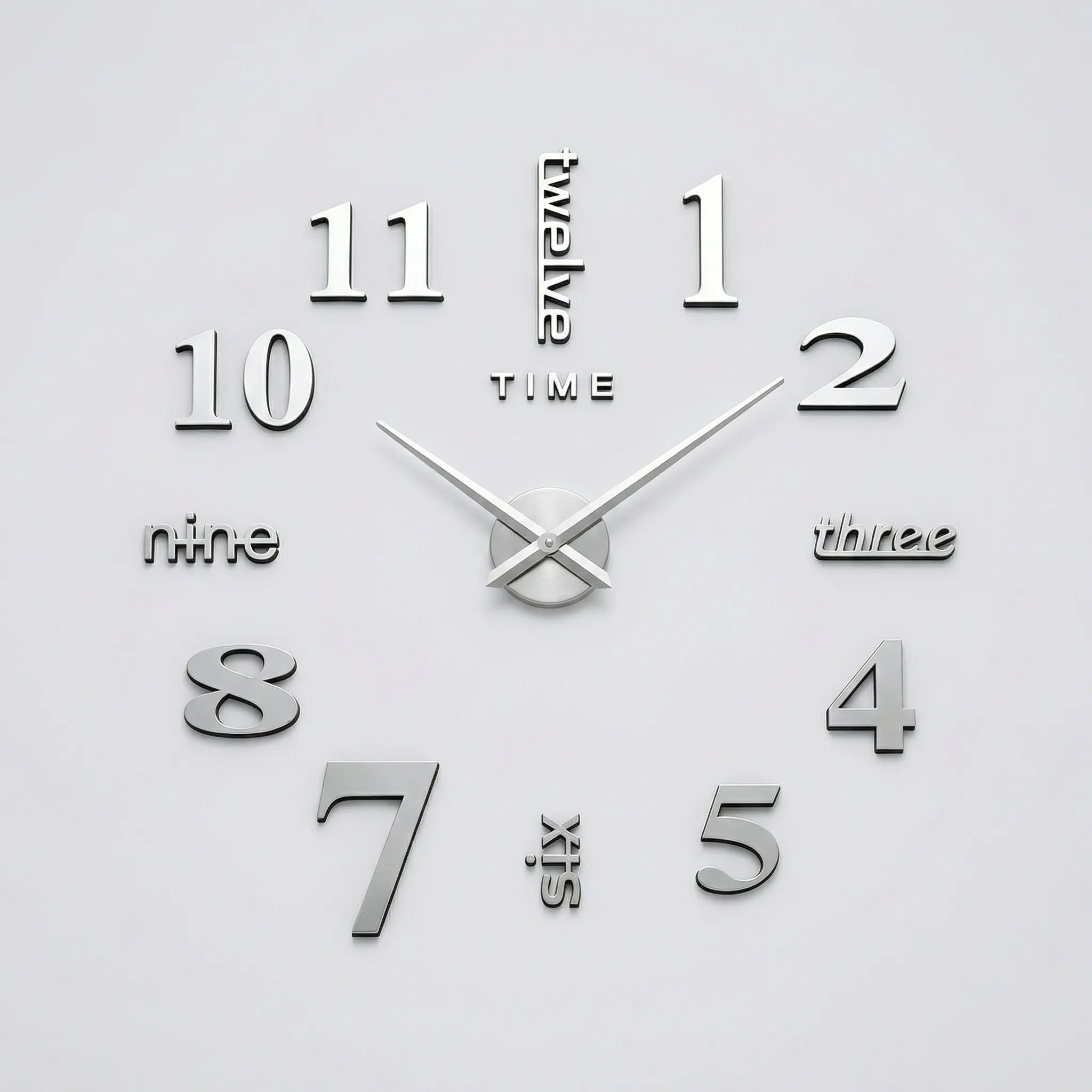 Large Decorative Wall Clock - ReflectaLux