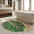 Leaf Shaped Decorative Rug - Verdelleaf