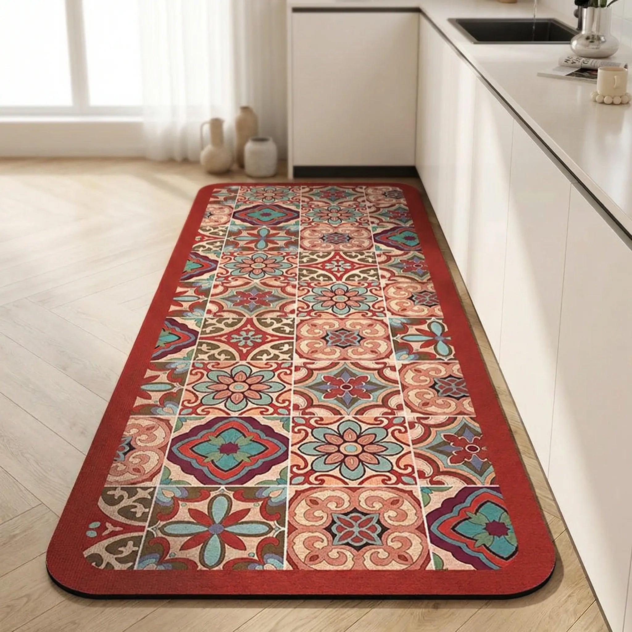 Long Runner Kitchen Rug - Tilefloora