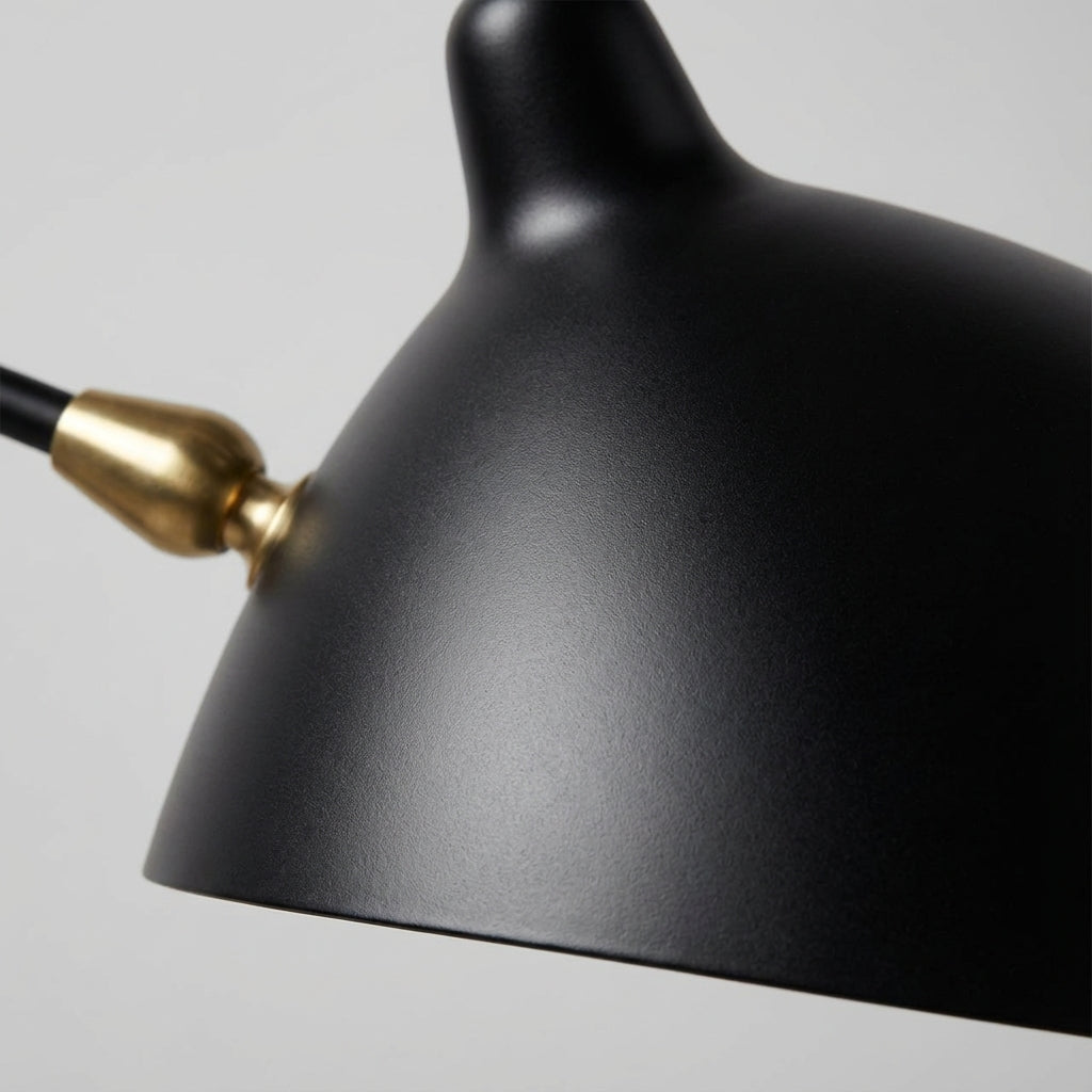 Range of motion — pivot wall-mounted faucet: lever arm