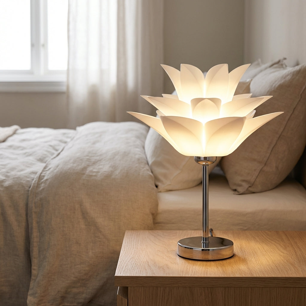 Lotus-inspired LED lamp – Auralotus