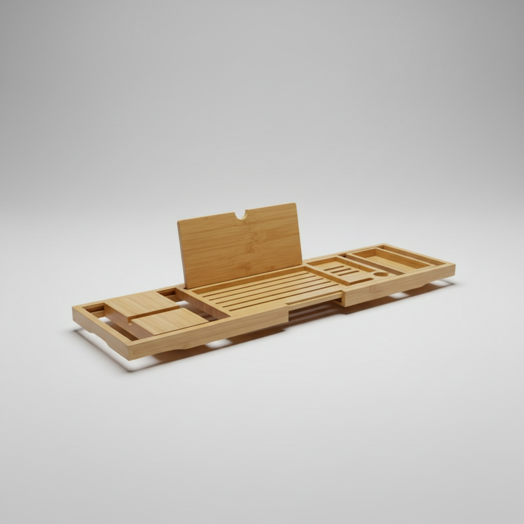 Multi-Bath Shelf Made of Bamboo - RelaxShelf