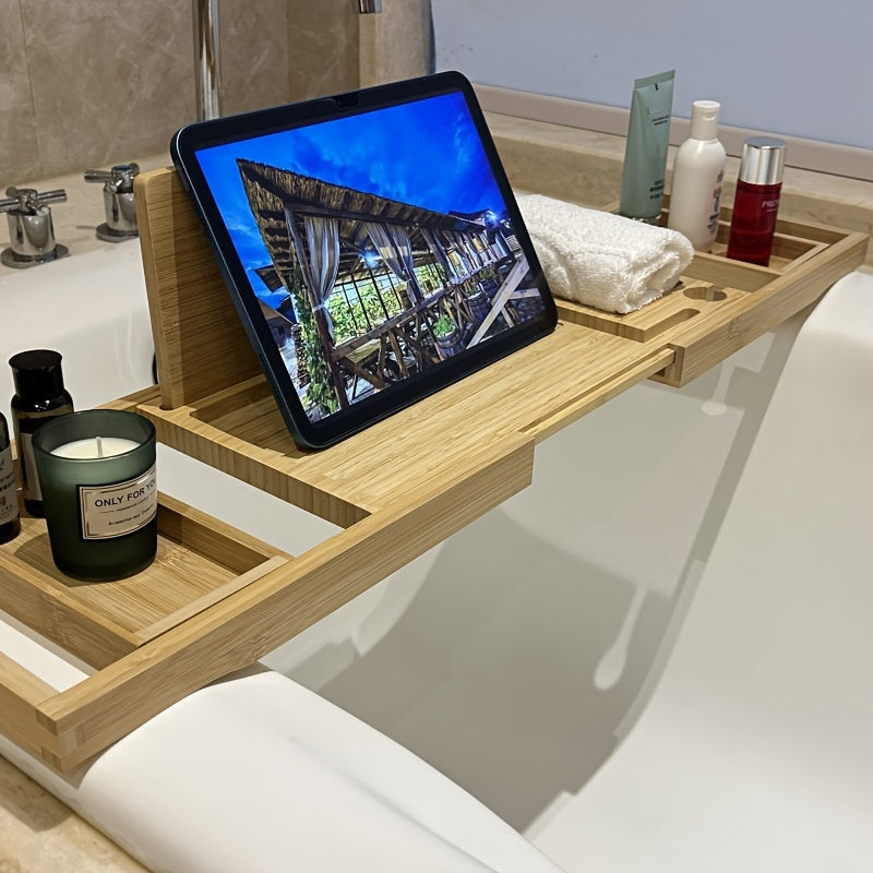 Multi-Bath Shelf Made of Bamboo - RelaxShelf