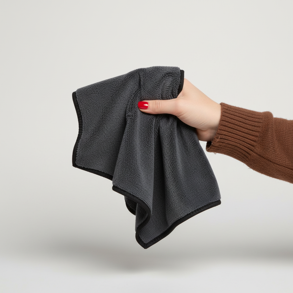 Microfibre cloth for comfort - FluffWipe