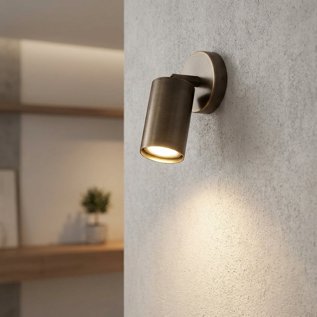 Minimalist Cylindrical Wall Sconce - NoirLume