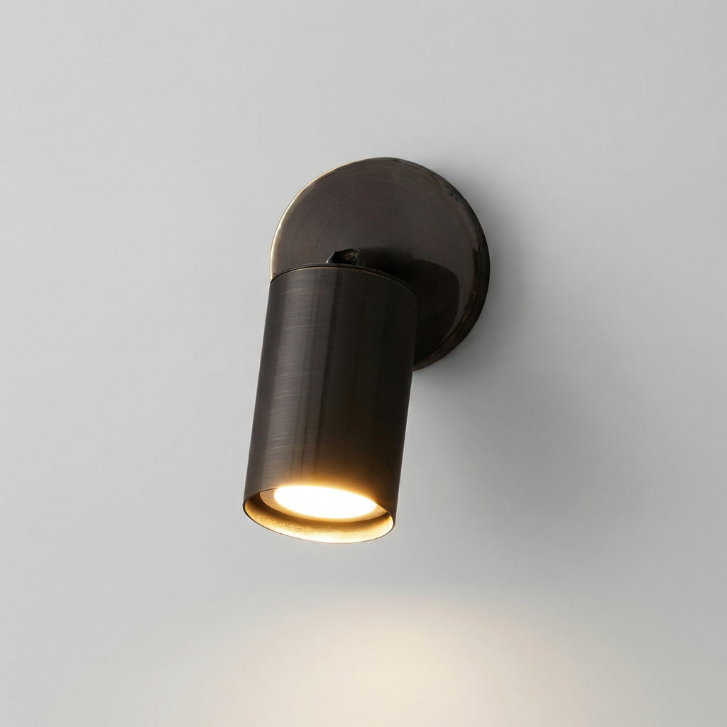 Minimalist Cylindrical Wall Sconce - NoirLume