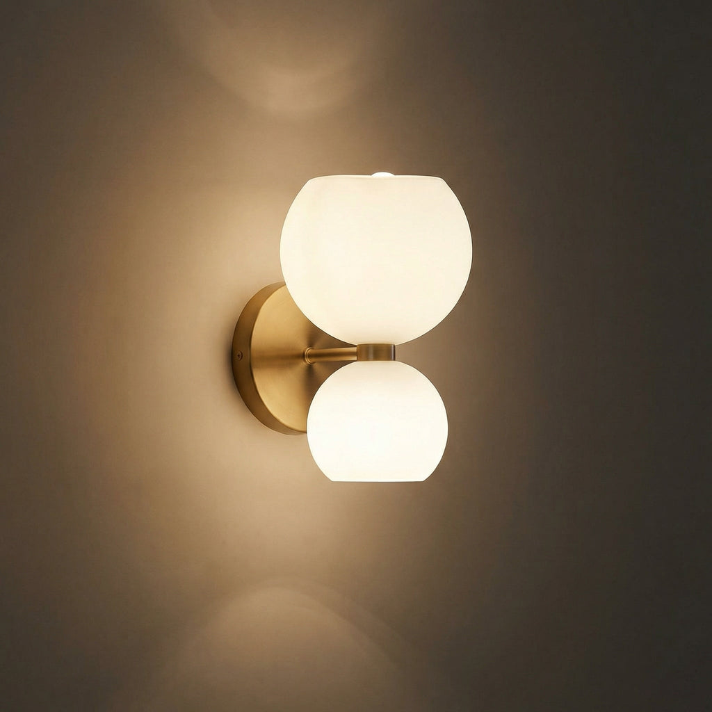 Minimalist Double Light Sconce - Glowetta