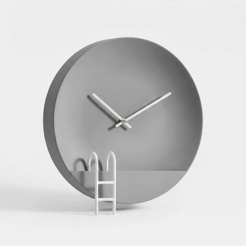 Minimalist Round Wall Clock - Poolora