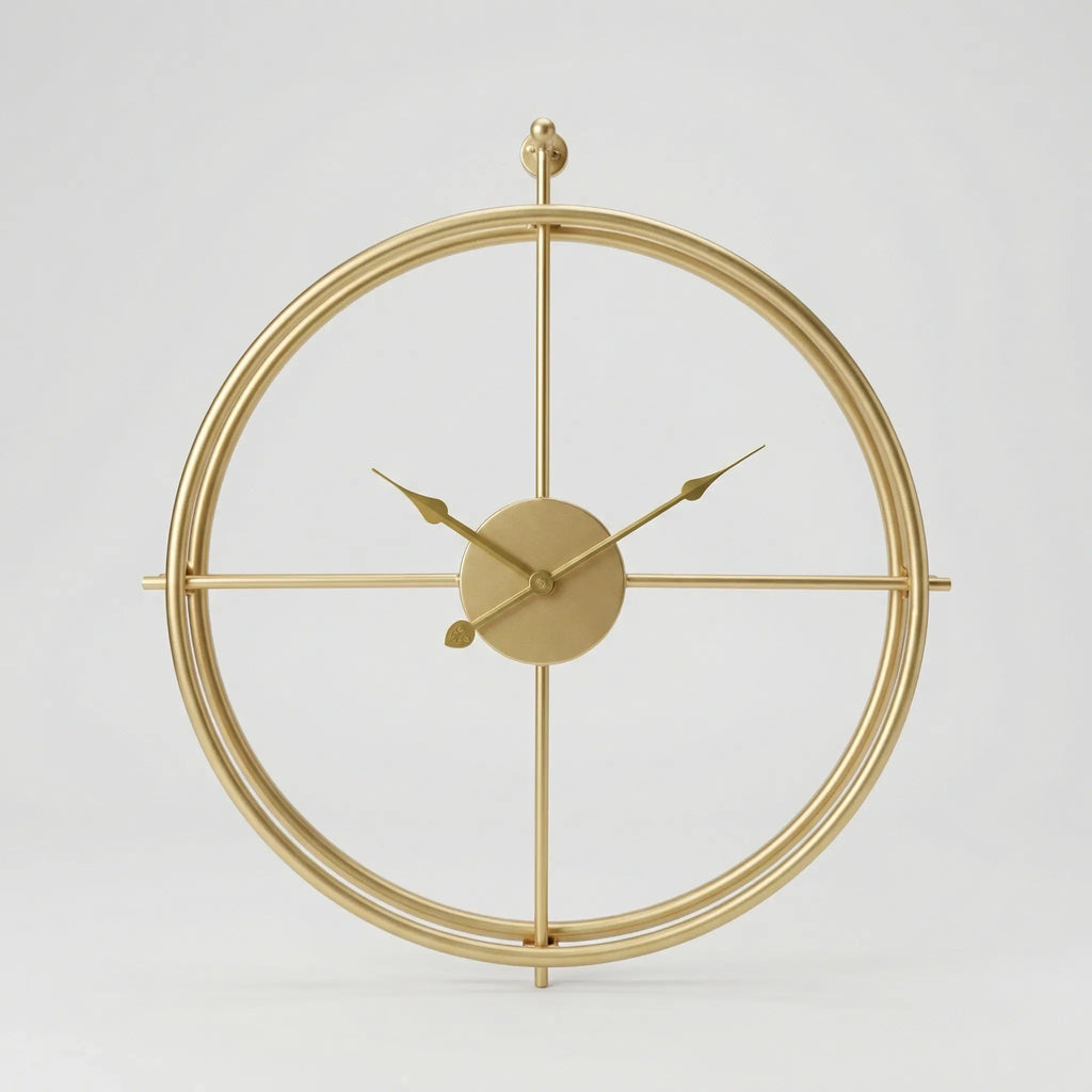 Minimalist Round Wall Clock - Skandara