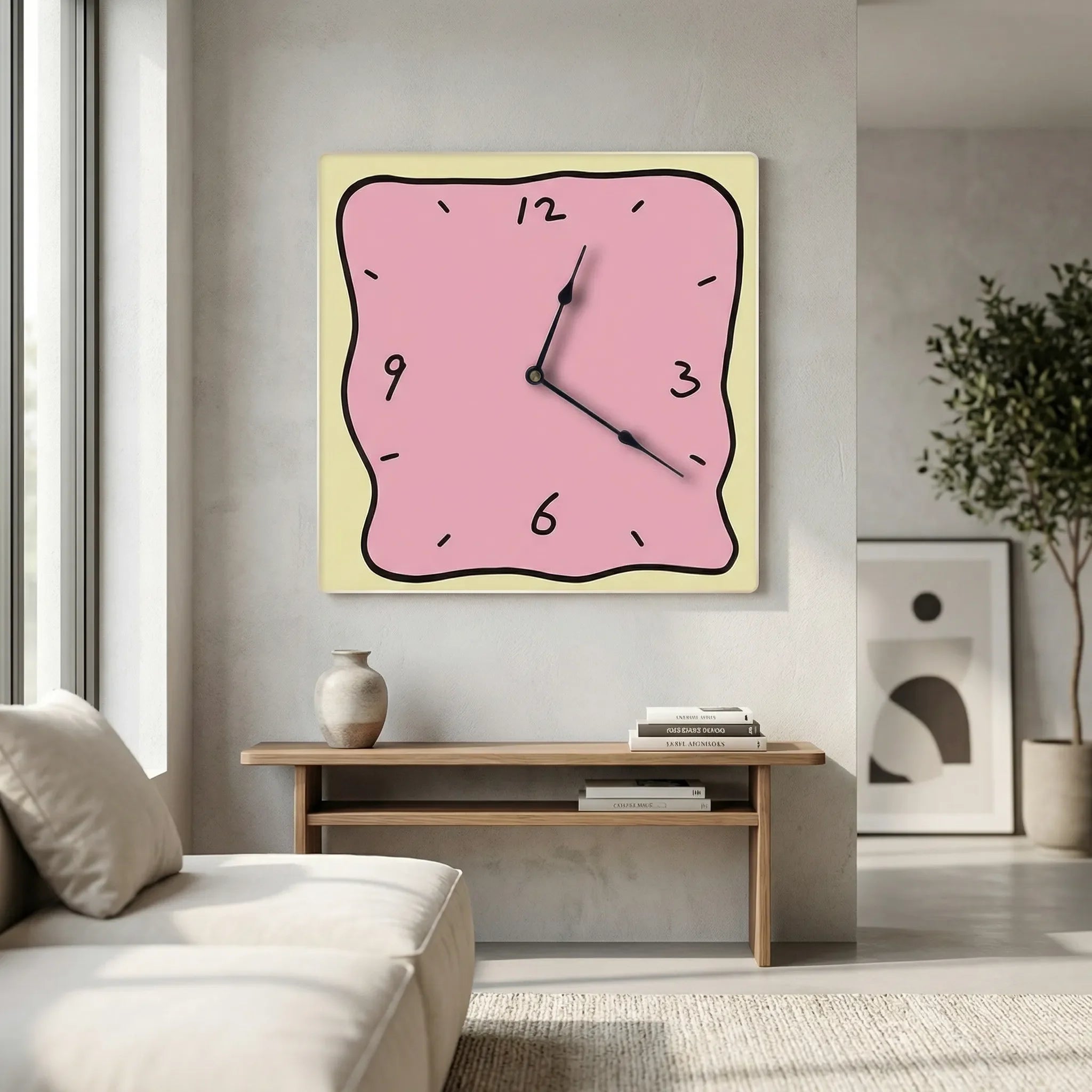 Modern Square Wall Clock - TimeLuma