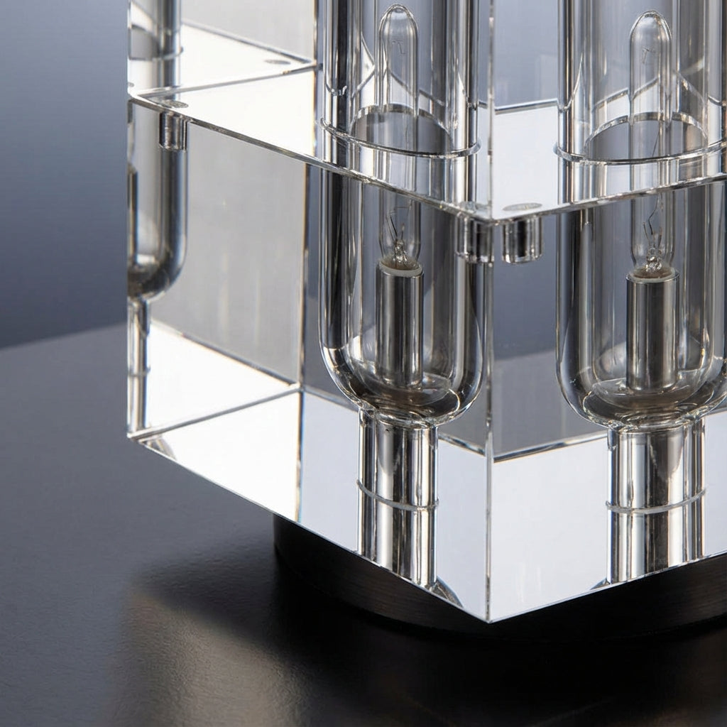 Modern Cube Table Lamp – Crystalix