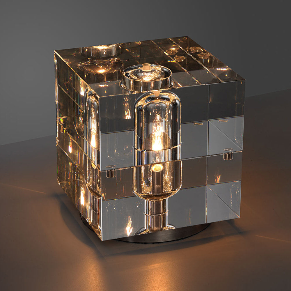 Modern Cube Table Lamp – Crystalix
