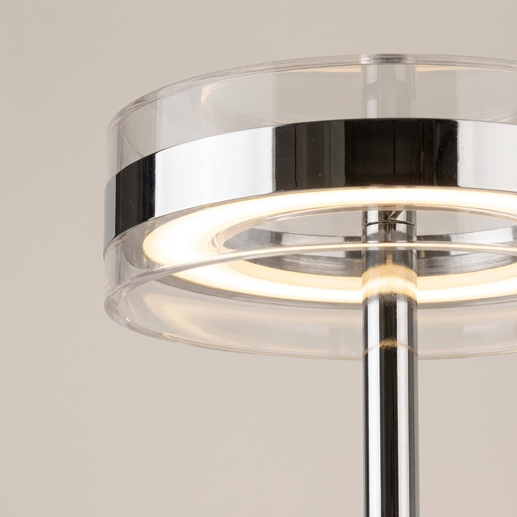 Modern cylindrical table lamp – Clarivon