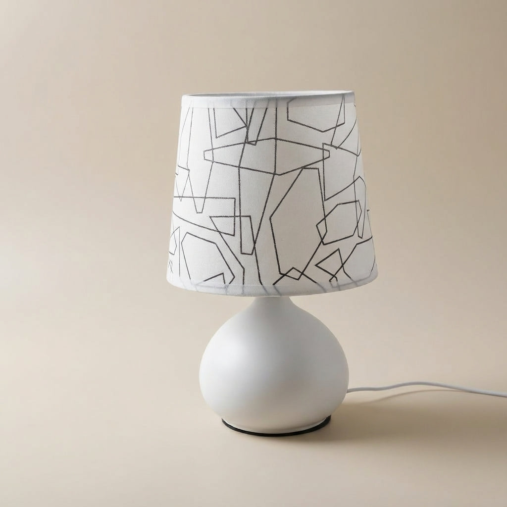 Modern Geometric Table Lamp – Geomara