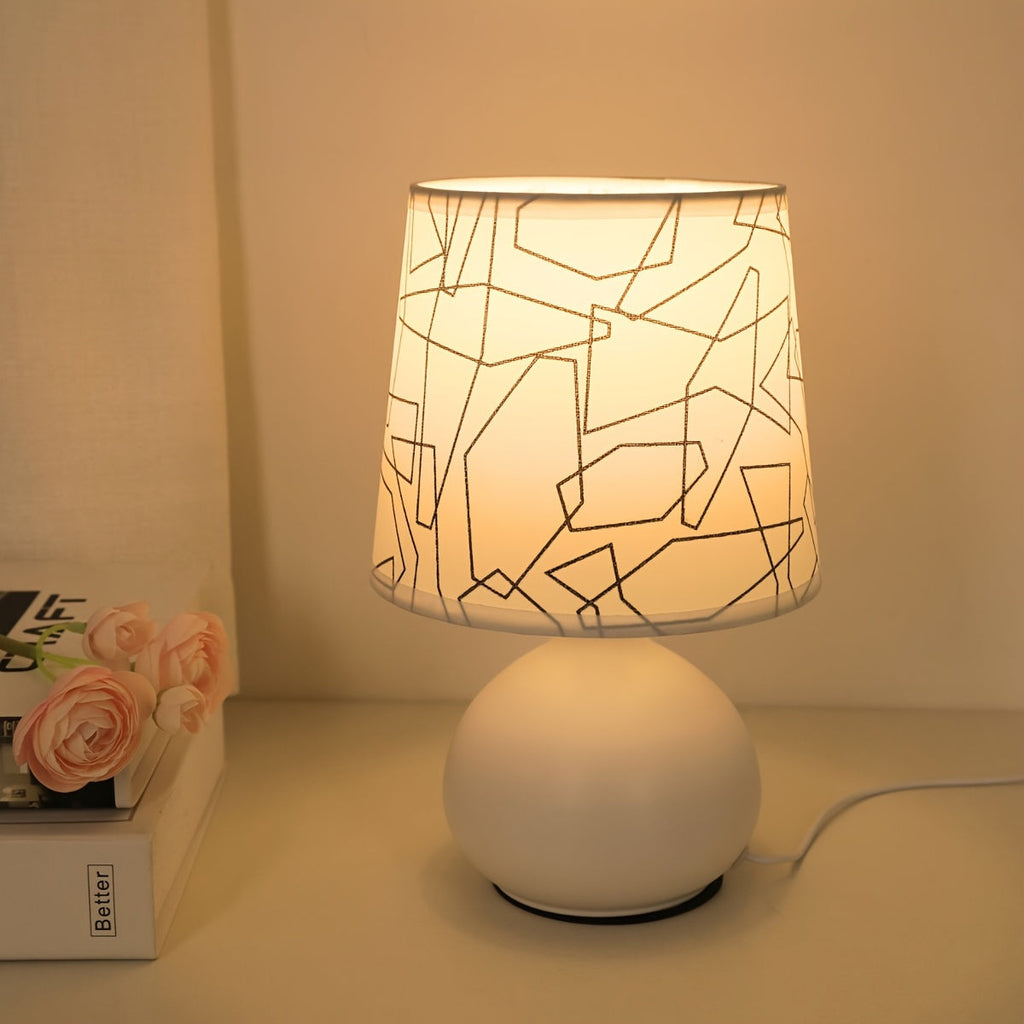 Modern Geometric Table Lamp – Geomara
