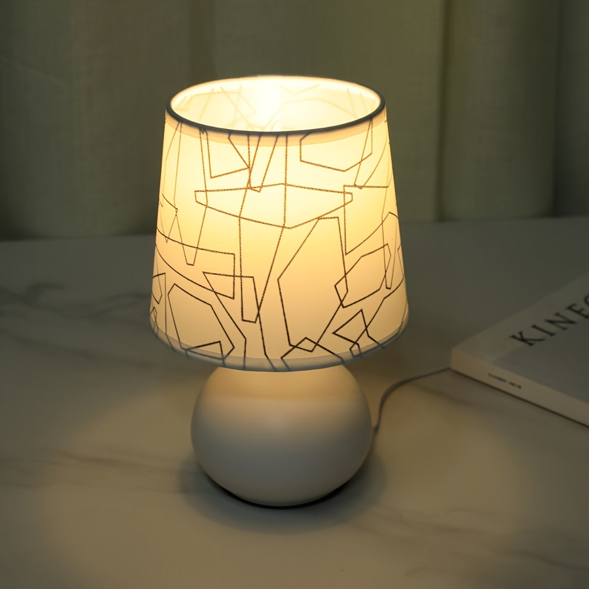 Modern Geometric Table Lamp – Geomara