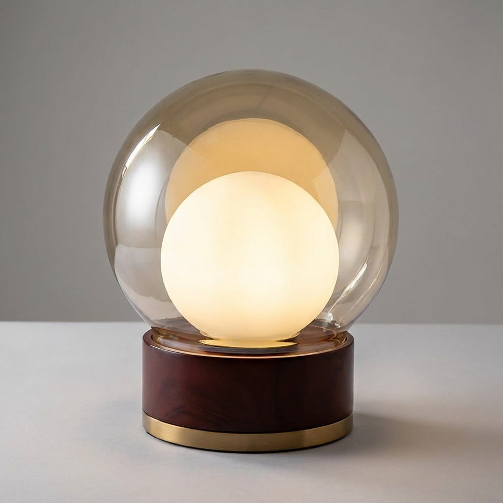 Modern geometric table lamp – Glowfera