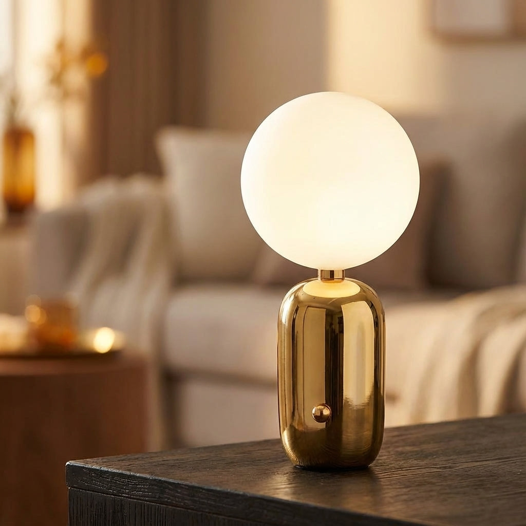Modern Globe Table Lamp – Orbisol
