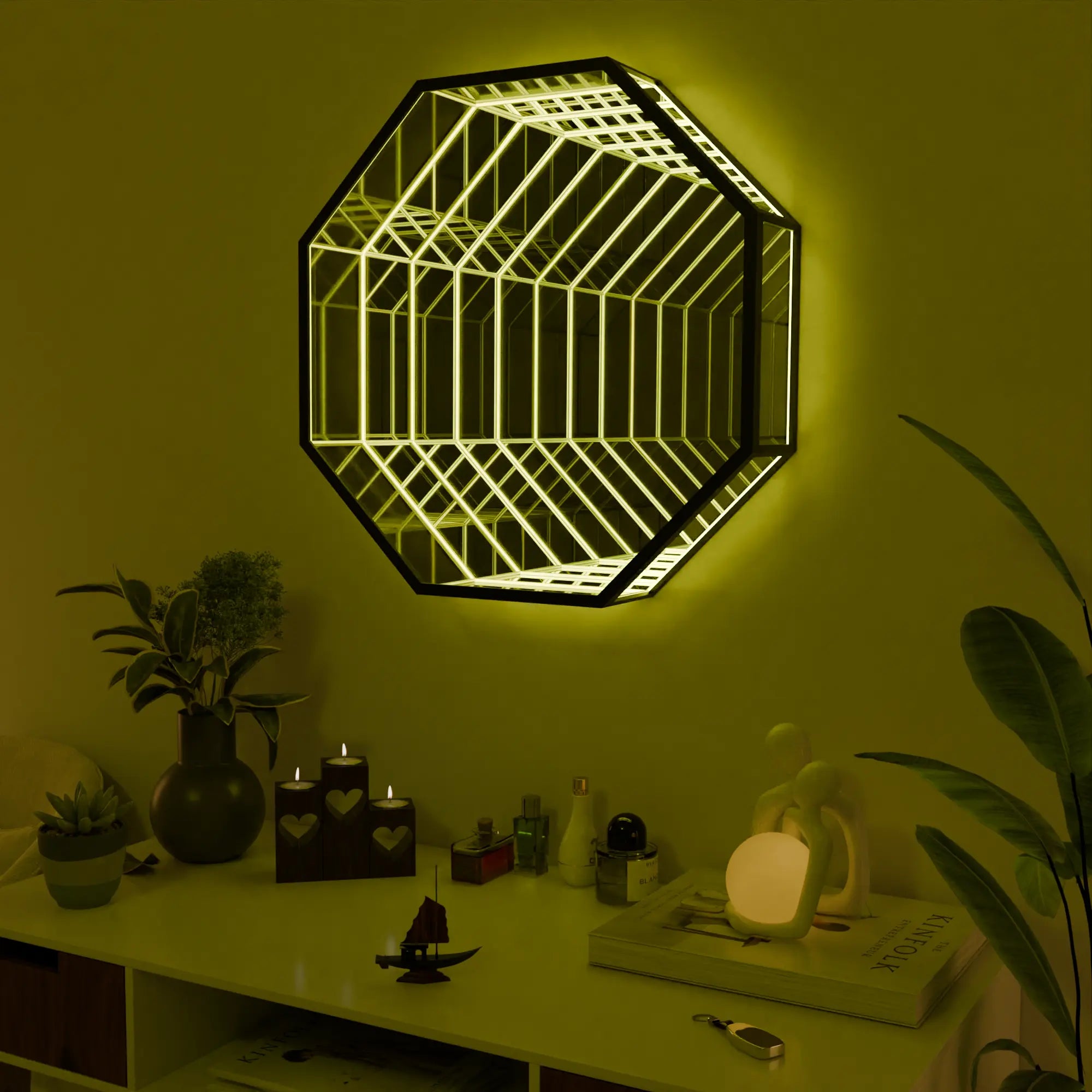 Modern Hexagonal Wall Lamp – Hexalume