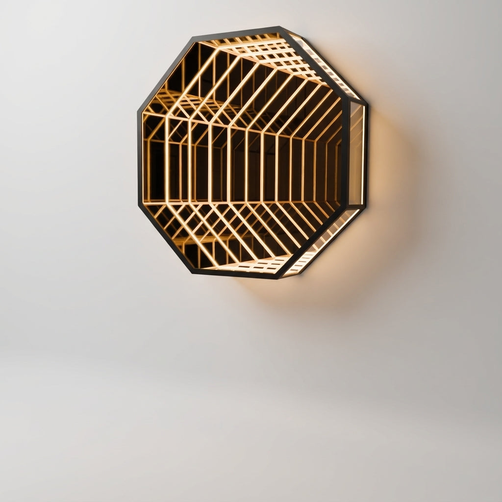 Modern Hexagonal Wall Lamp – Hexalume