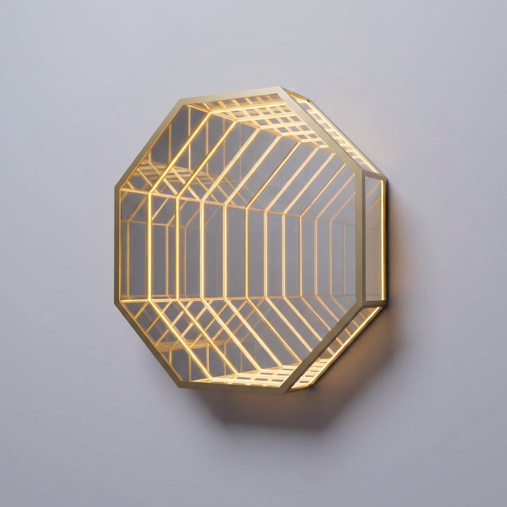 Modern Hexagonal Wall Lamp – Hexalume