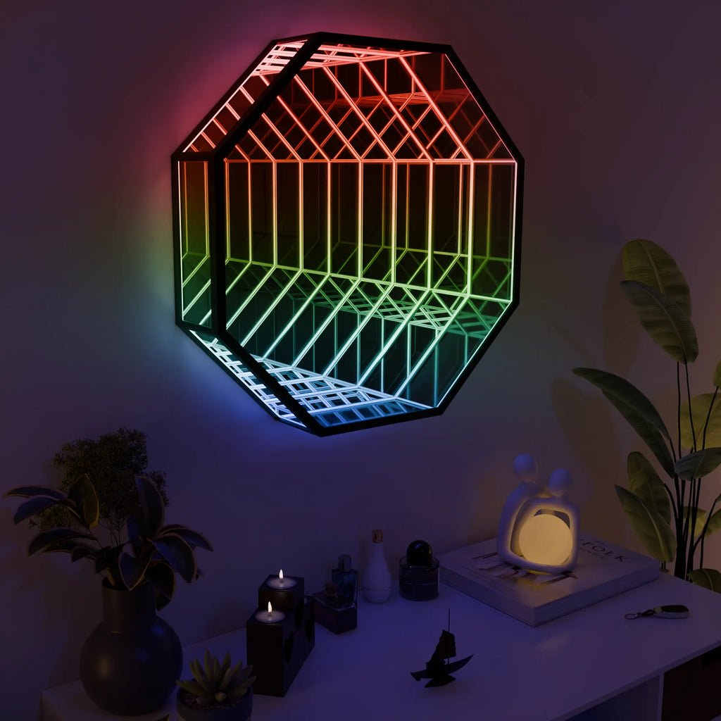 Modern Hexagonal Wall Lamp – Hexalume