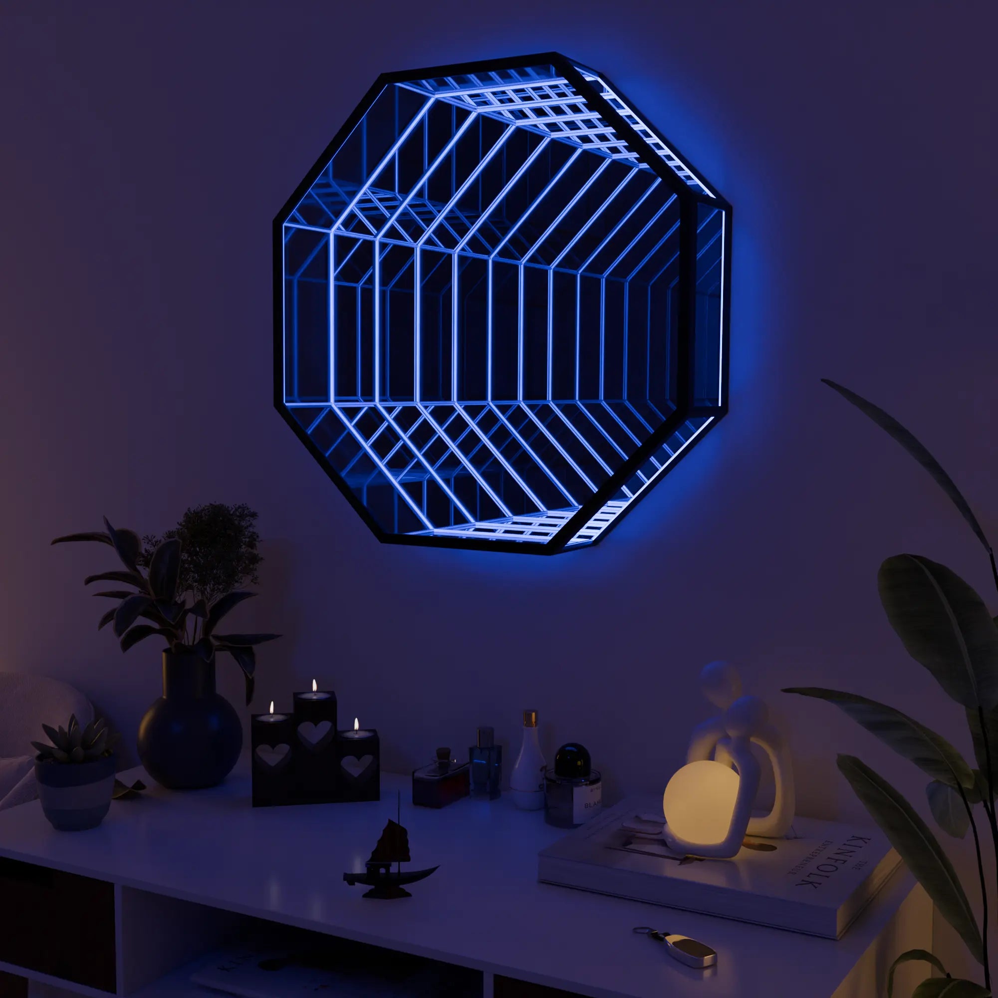 Modern Hexagonal Wall Lamp – Hexalume