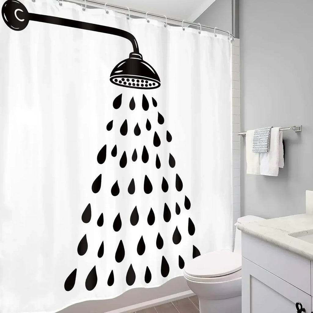 Modern Bathroom Decoration Polyester Shower Curtain - Showerlyn