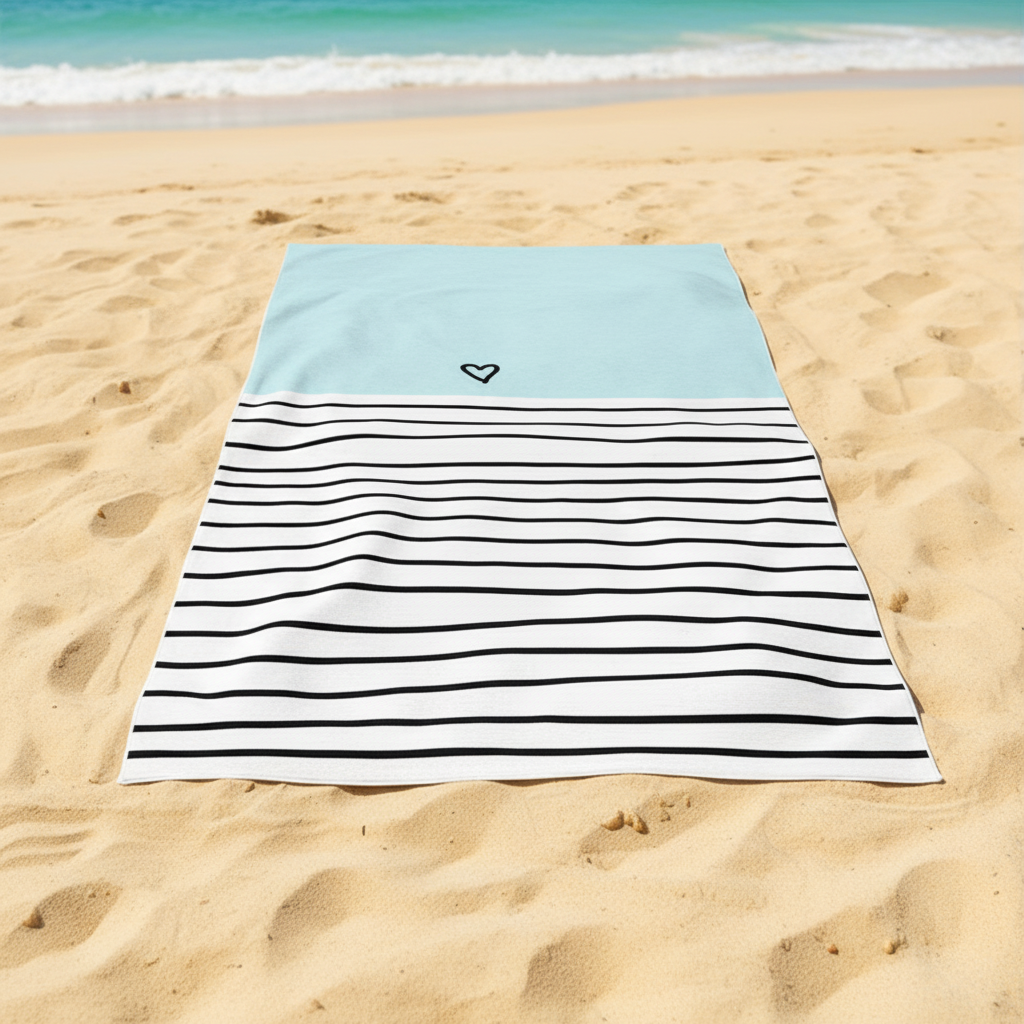 Modern Bath Towel - WaveDrape