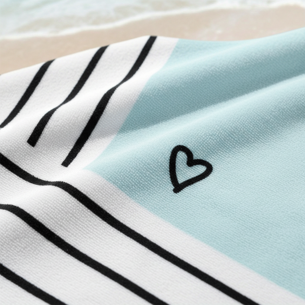 Modern Bath Towel - WaveDrape