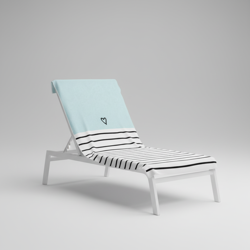 Modern Bath Towel - WaveDrape