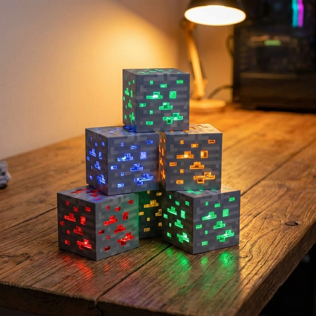 Modular Pixel Block Lamp - Glowbrickz