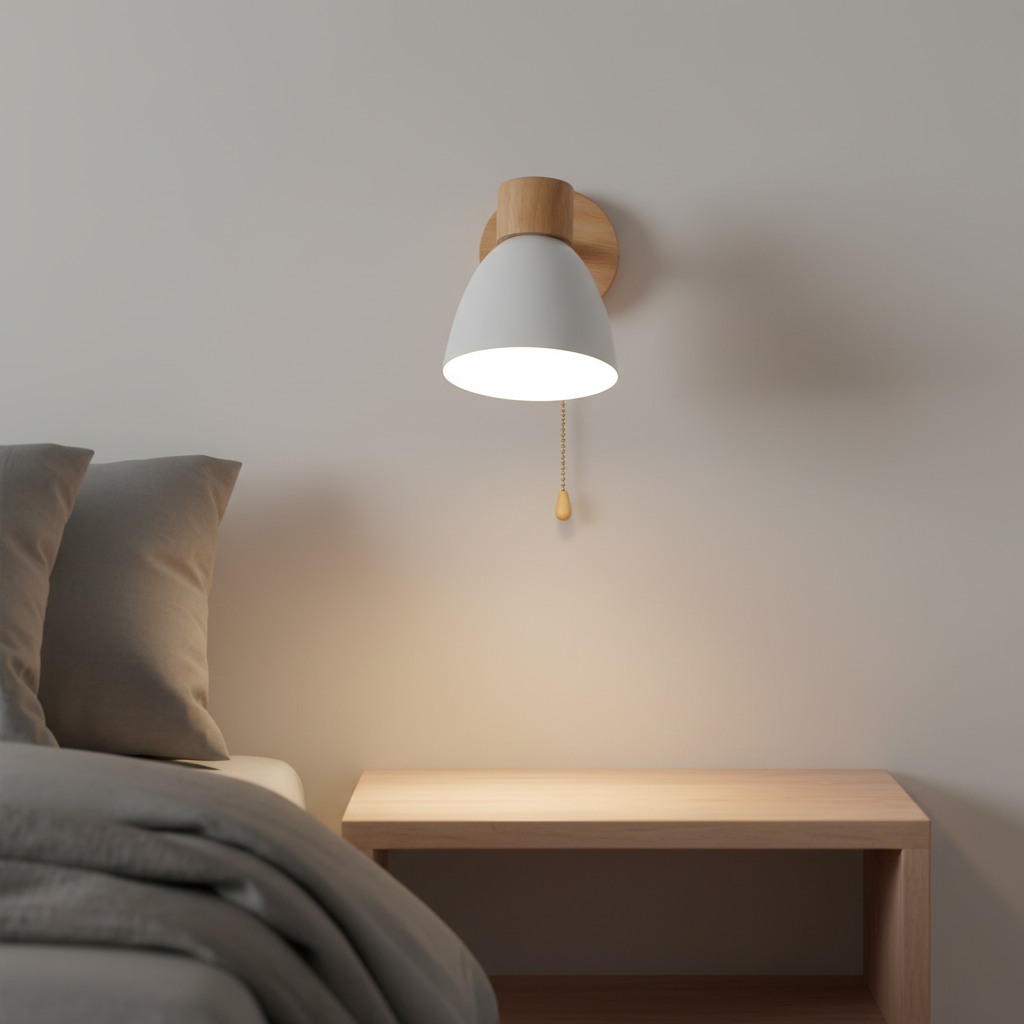 Nordic Wood Wall Lamp - WoodLuma