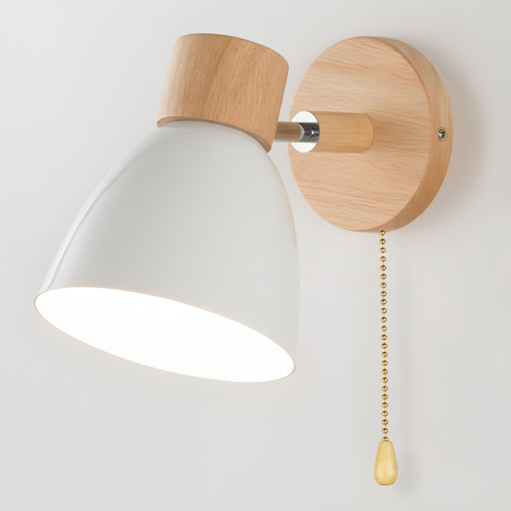 Nordic Wood Wall Lamp - WoodLuma