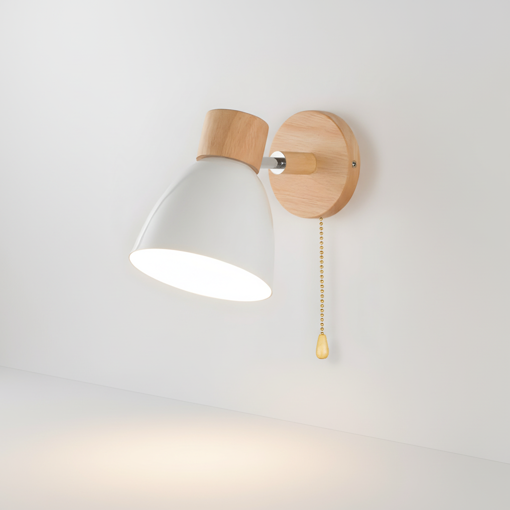Nordic Wood Wall Lamp - WoodLuma