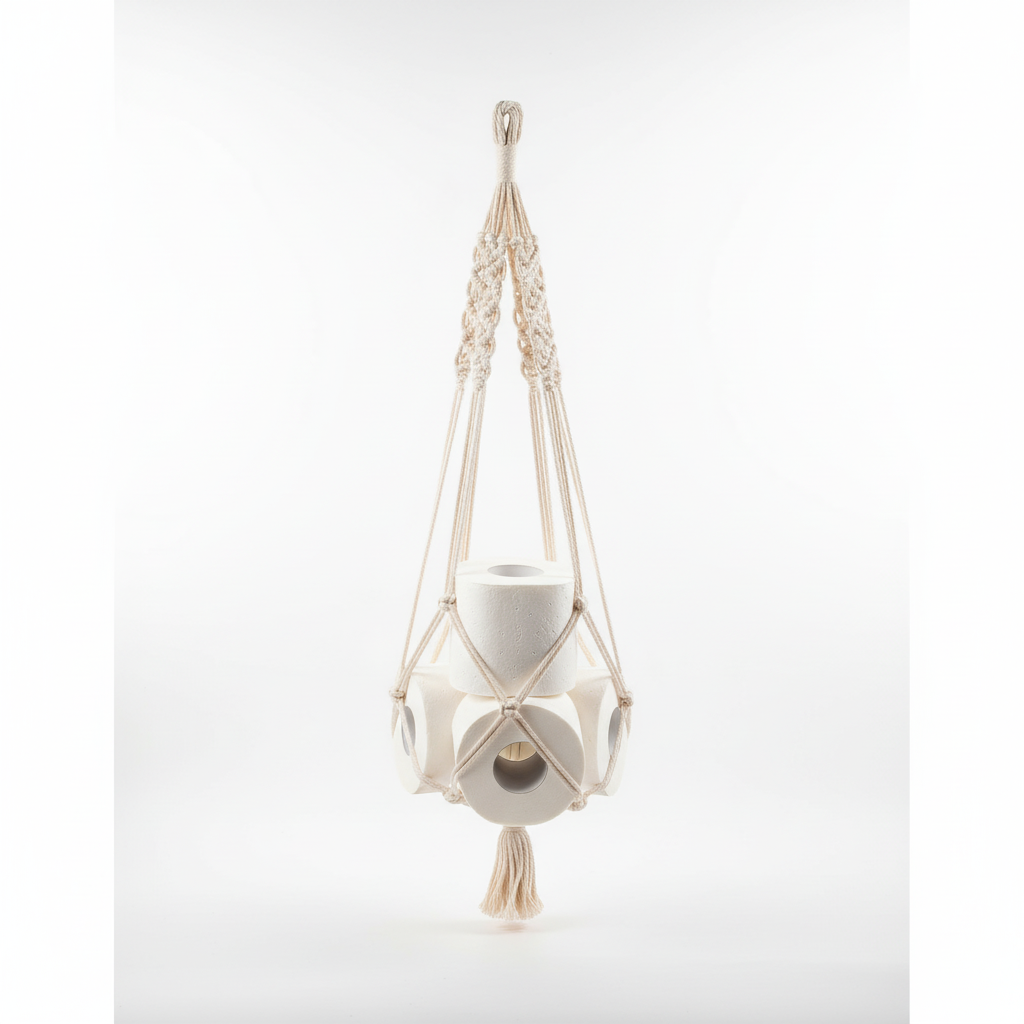 Nordic Hanging Cotton Holder - HangingHaven