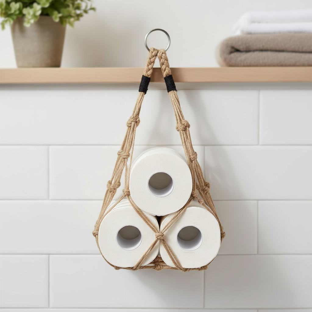Nordic Hanging Cotton Holder - HangingHaven