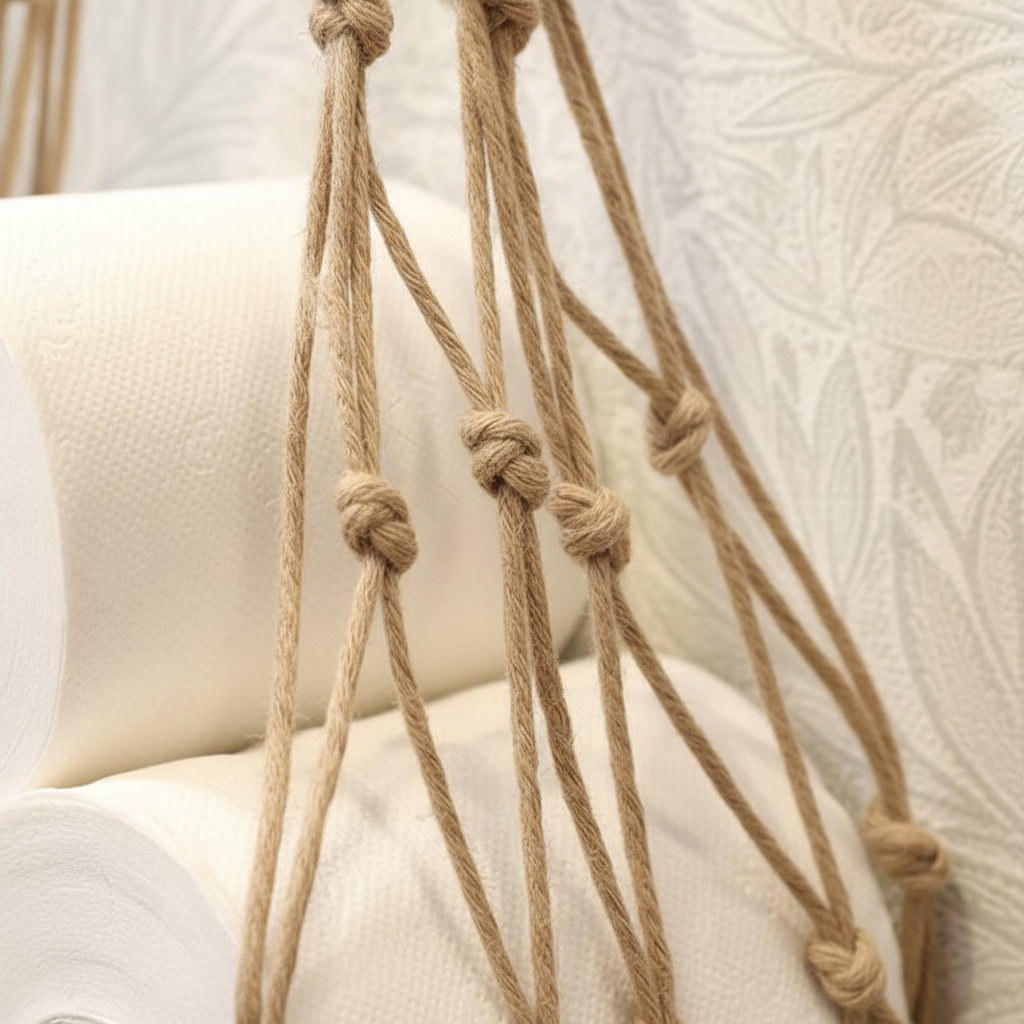 Nordic Hanging Cotton Holder - HangingHaven
